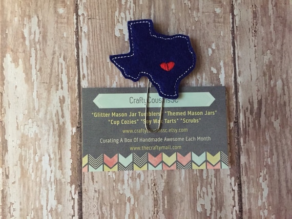 Don't Mess With Texas Paper Clip. Texas planner clip. State planner clip. U.S. planner clip