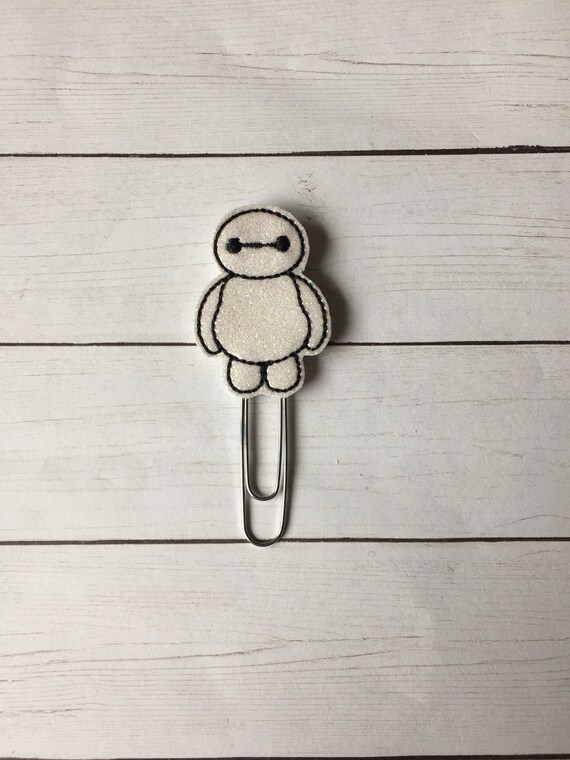 Glitter Baymax planner Clip/Planner Clip/Bookmark. Big Hero 6 Planner Clip. Hero Planner Clip. Super Hero Planner Clip