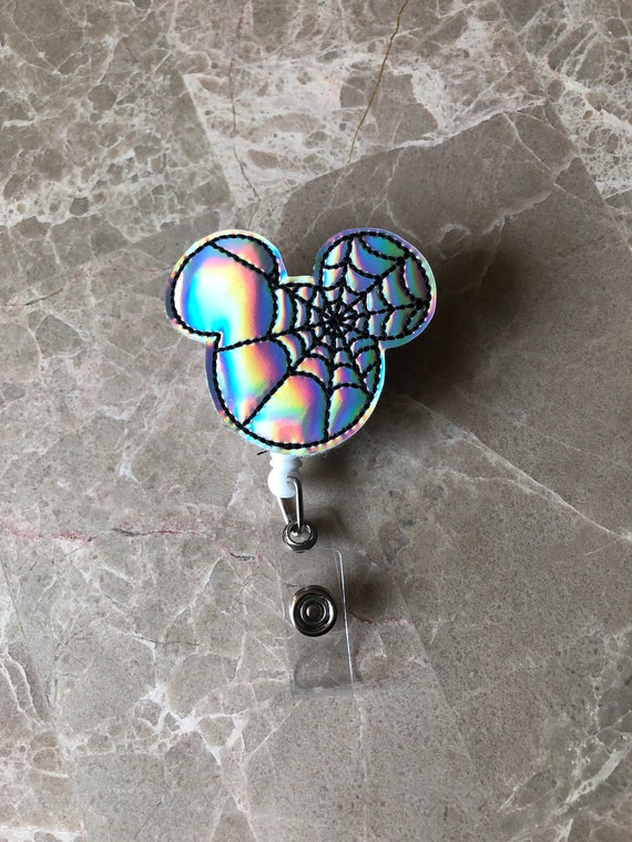 Holographic Mouse Badge Reel/Fall Badge Reel/Halloween Badge Reel/Nurse Badge Reel/Mickey Badge Reel