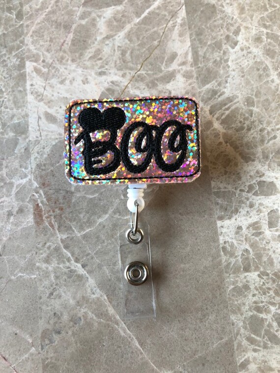 Boo Badge Reel/Mouse Badge Reel/Nurse Badge Reel. Halloween Badge Reel