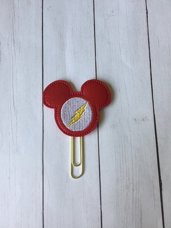 Mister Mouse Flash planner Clip/Planner Clip/Bookmark. Lightning Planner Clip. Mouse Planner Clip. Super Hero Planner