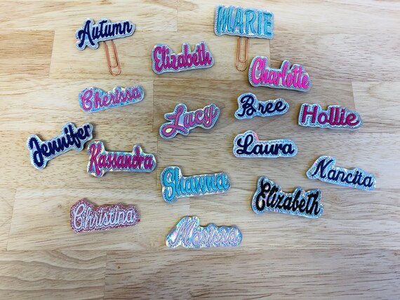 AS IS Personalized Holographic Planner Clip/Planner Clip/Bookmark. Name Planner Clip. Personal Planner Clip. Holo Planner Clip
