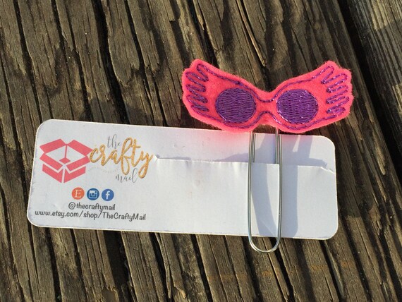 Luna Lovegood Spectrespecs Planner Clip/Paper Clip/Bookmark/Harry Potter/Luna Lovegood