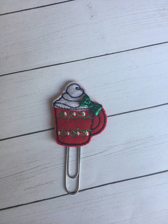 Hot Cocoa planner Clip/Planner Clip/Bookmark. Cocoa Planner Clip. Coffee Planner Clip. Christmas Planner Clip. Holiday Clip. Mug Planner