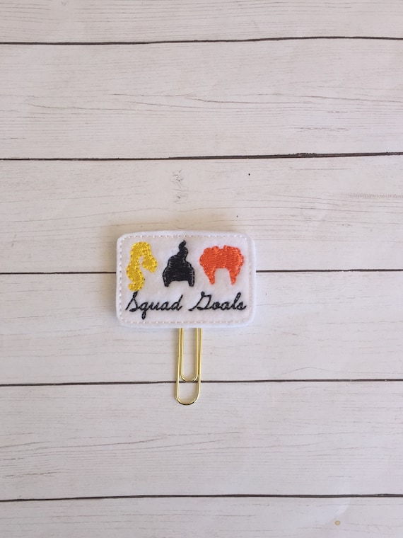 Squad Goals Hocus Pocus Planner Clip. Hocus Pocus Planner Clip. Squad Planner Clip. Halloween Planner Clip. Movie Planner Clip