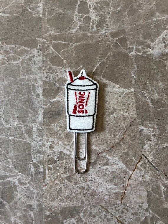 Sonic Restaurant Cup Planner Clip/Planner Clip/Bookmark. Planner Clip. Food Planner Clip. Sonic Planner Clip