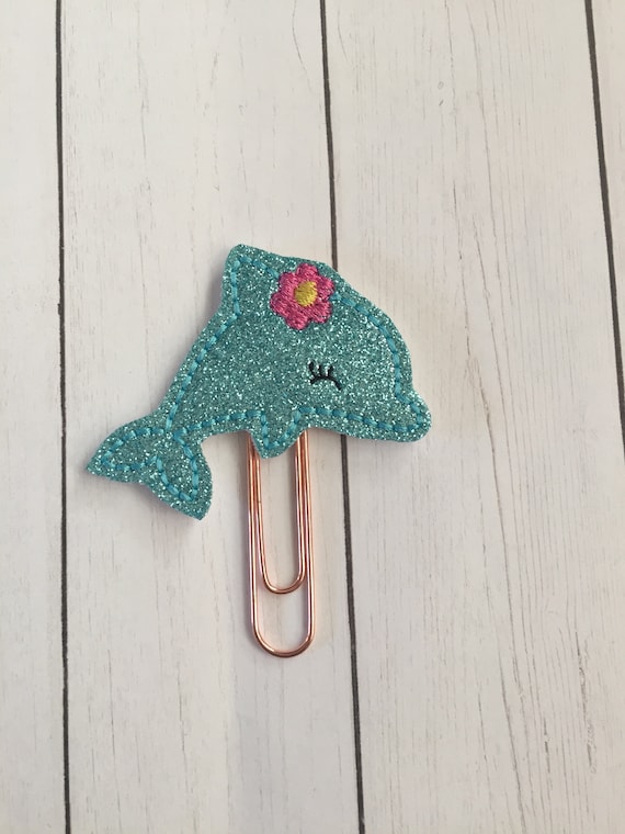 Glitter Dolphin Planner Clip/Planner Clip/Bookmark. Glitter Planner Clip. Dolphin Planner Clip. Beach Planner Clip. Fish Planner Clip