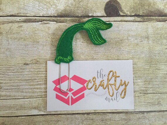 Mermaid Tail Paper Clip/Bookmark. Your choice of 3 colors