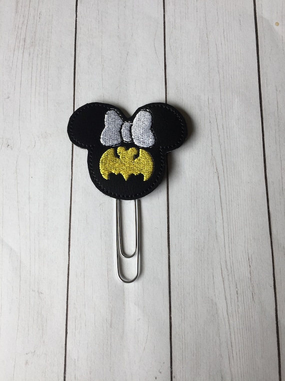 Miss Mouse Batman planner Clip/Planner Clip/Bookmark. Bat Planner Clip. Batman Planner Clip. Mouse Planner Clip. Super Hero Planner Clip