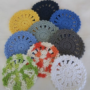 Crochet coasters, crochet barware, fancy coasters, cotton coasters, cotton trivet, crochet trivet, cotton drink ware, crochet drink ware