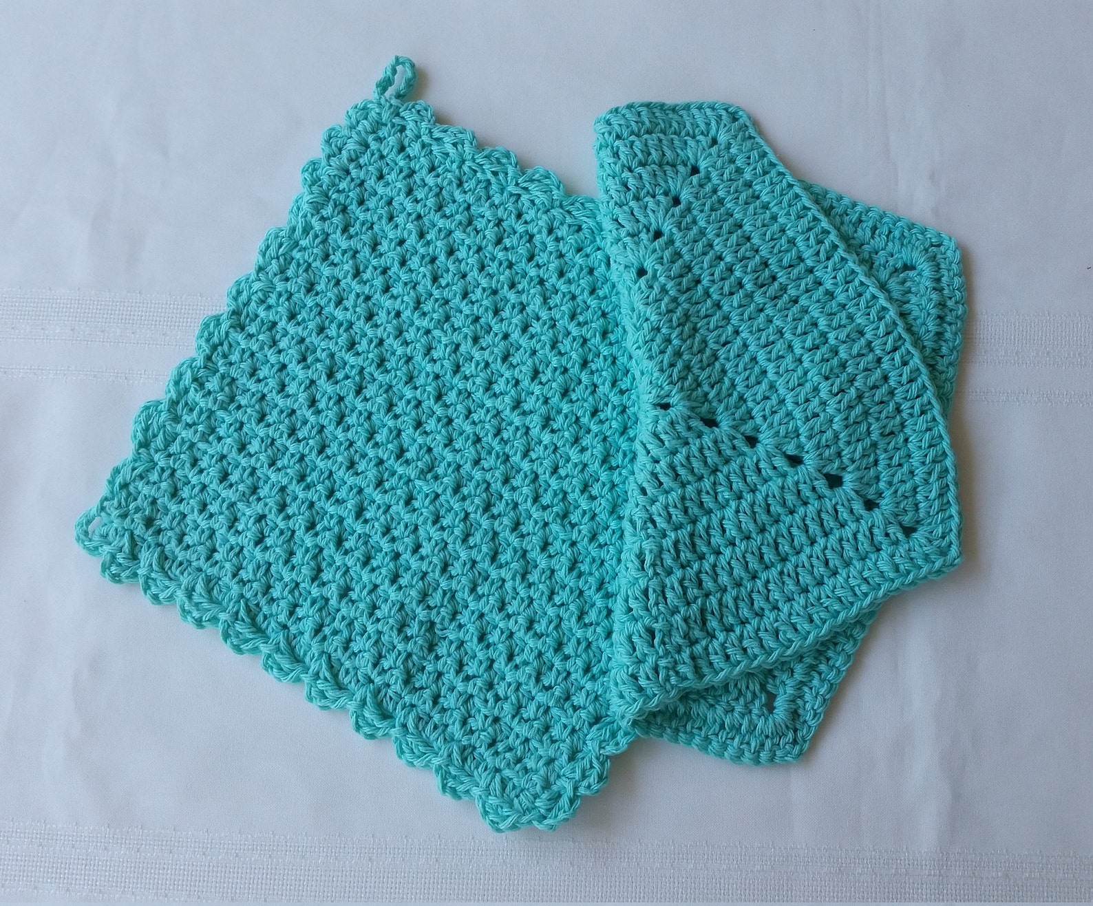 Cotton Crochet Pot Holder Cotton Hot Pad Crochet Trivet Etsy