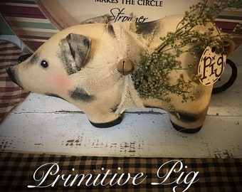 8” Primitive Spotted Pig