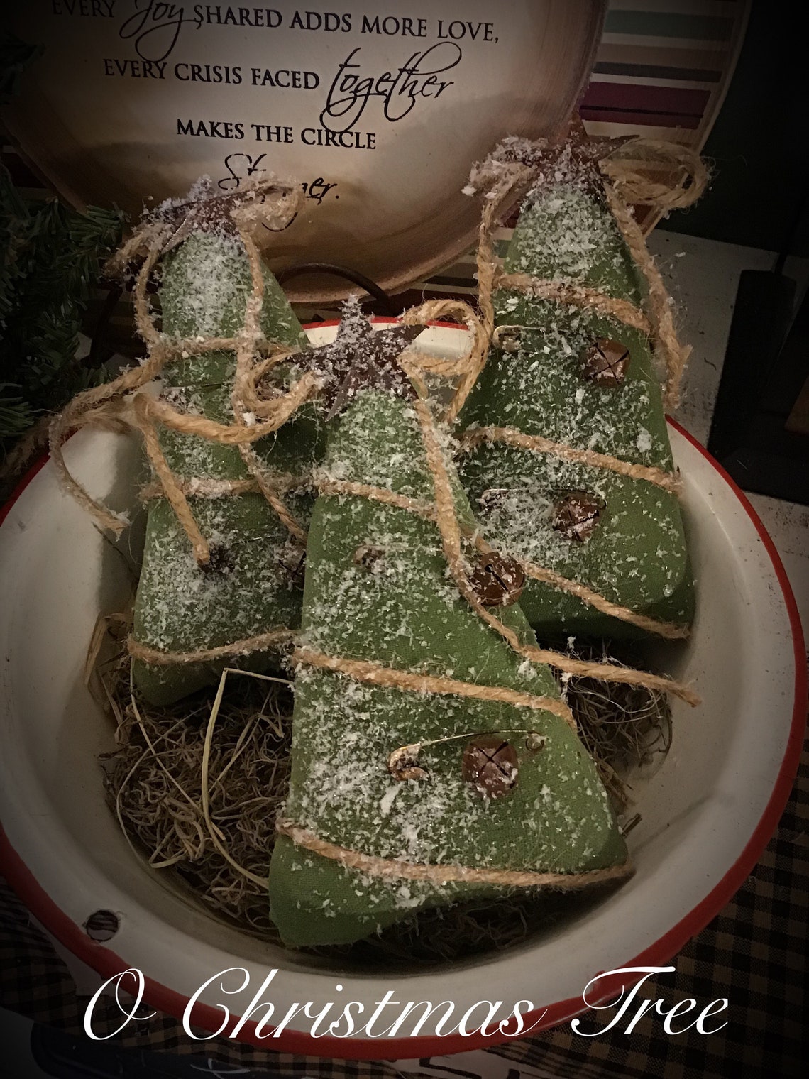 7 Primitive Christmas Tree - Etsy
