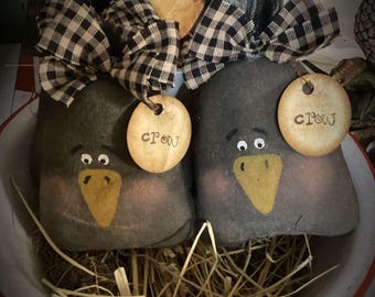 4.5'' Crows- Primitive Decor Country Crows