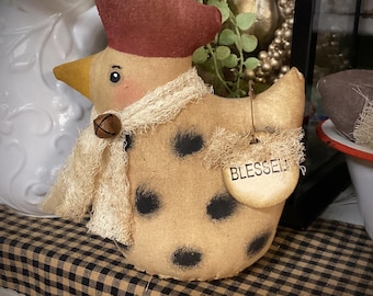 8” Primitive Rooster Decor-Roosters-Country Decor-Primitive Decor