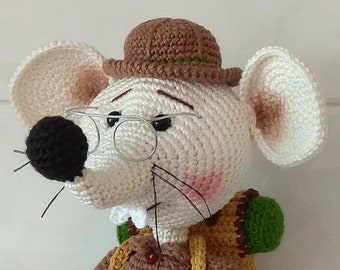 MOUSE PEREZ PATTER amigurumi, pdf tutorial to make this crochet doll
