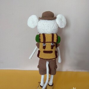 MOUSE PEREZ PATTER amigurumi, pdf tutorial to make this crochet doll image 5