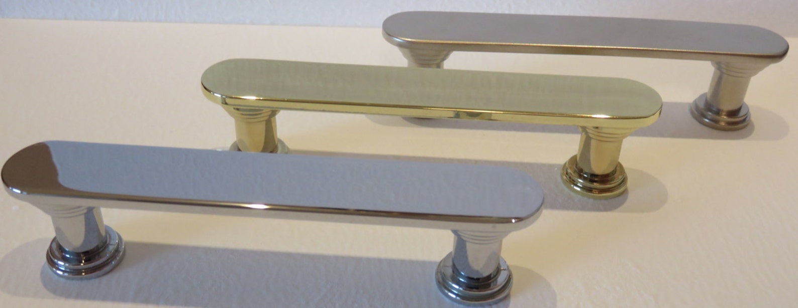 Art glass pulls. Home decor. Dichroic glass Etsy