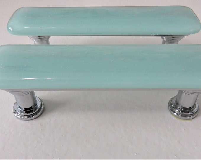 Custom Glass Hardware. Robins Egg Blue Knobs and Etsy