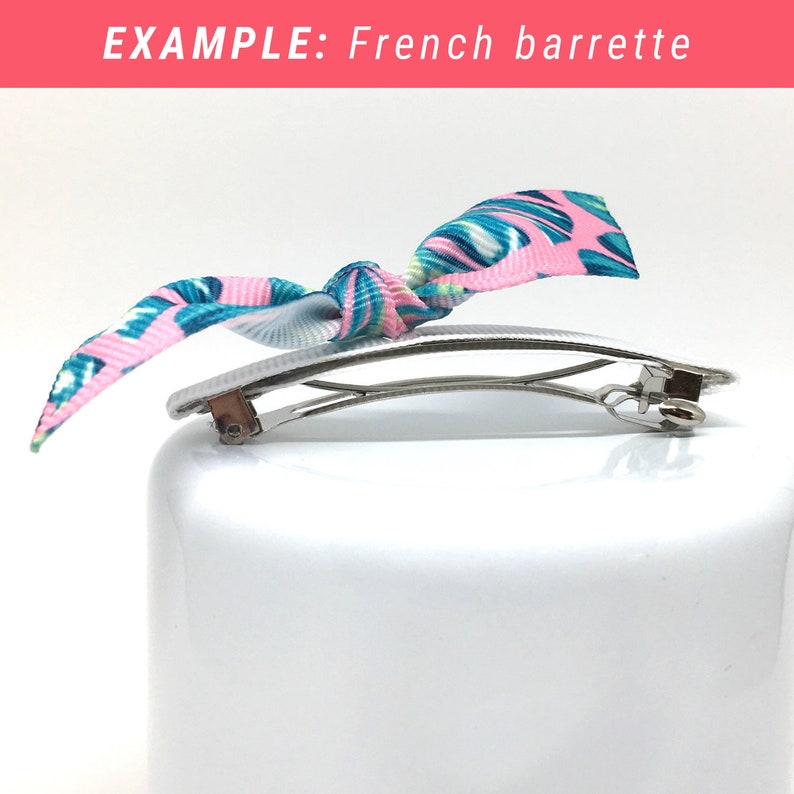 ODD Mod Hair Clip Orange Chevron