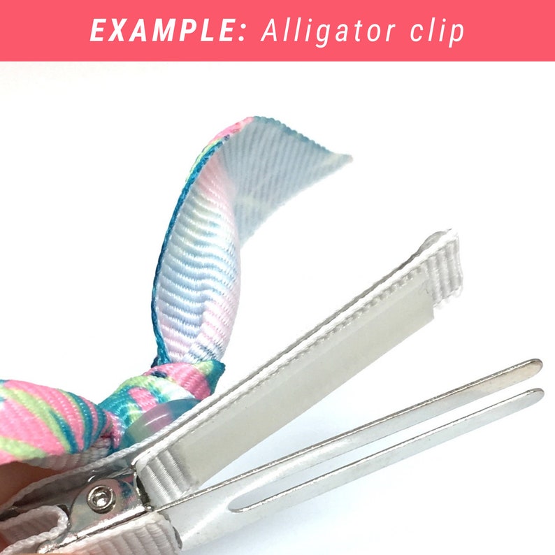 ODD Mod Hair Clip Orange Chevron