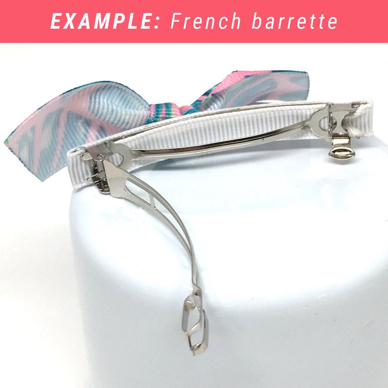 ODD Mod Hair Clip Orange Chevron
