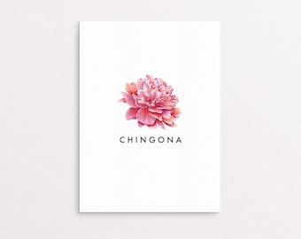 Chingona Printable | Feminist Spanglish Gallery Wall Art Print, Spanish Quote Digital Download, Latina Power, Latinx, Girl Power