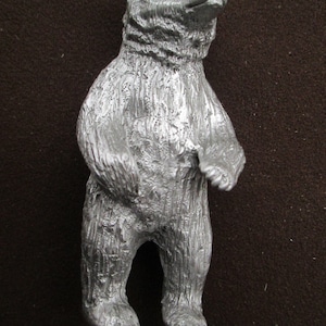grizzly bear, kodiak, alaska, rat rod, hot rod, car hood ornament