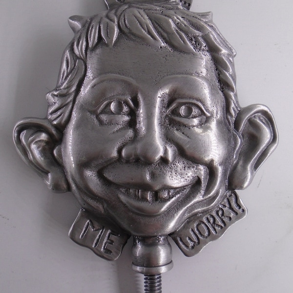 alfred e. neuman mad magazine vintage car hood ornament