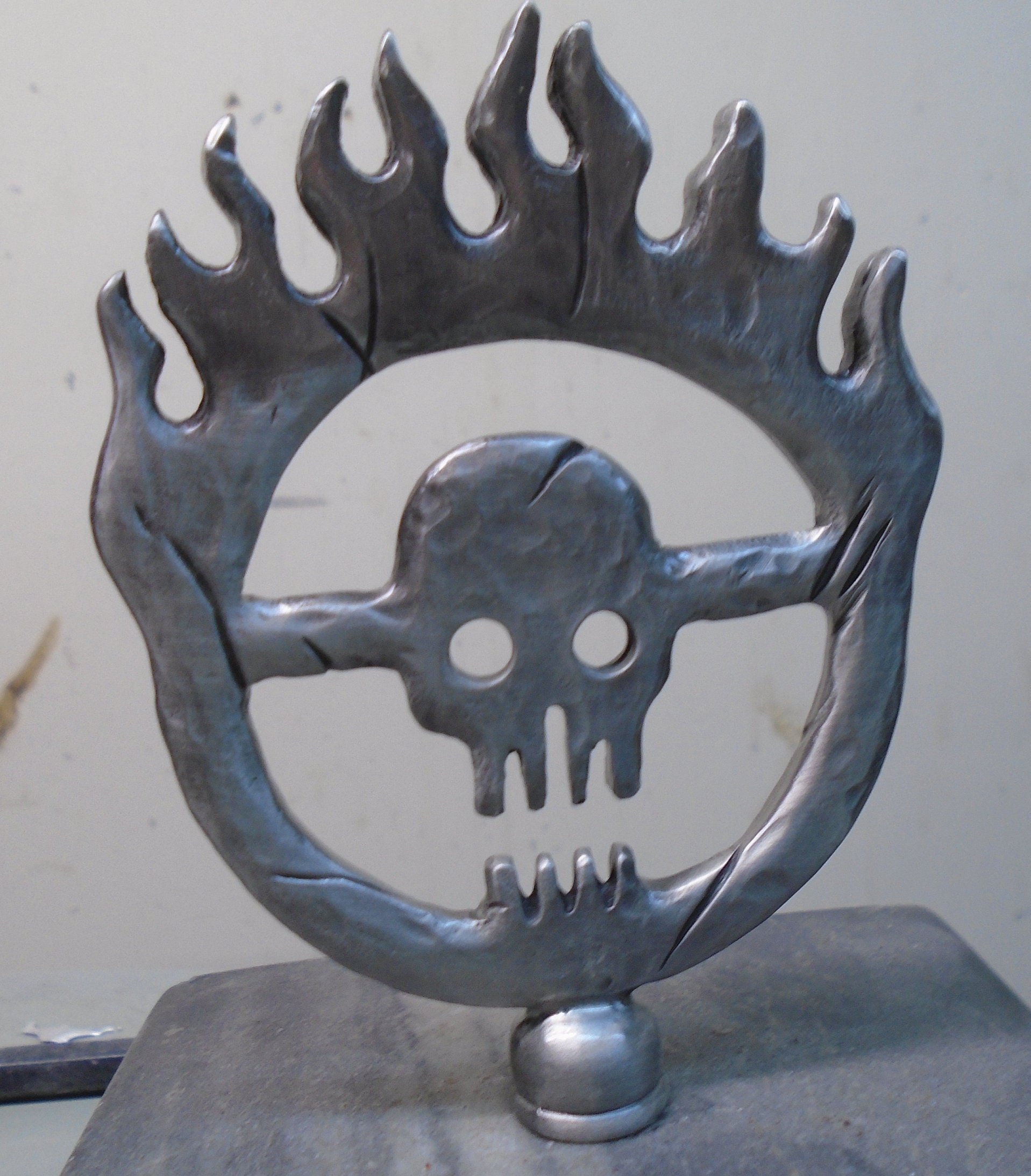 mad max fury ratrod hotrod car hood ornament