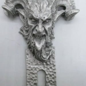 baphomet, devil, satan rare  license plate topper