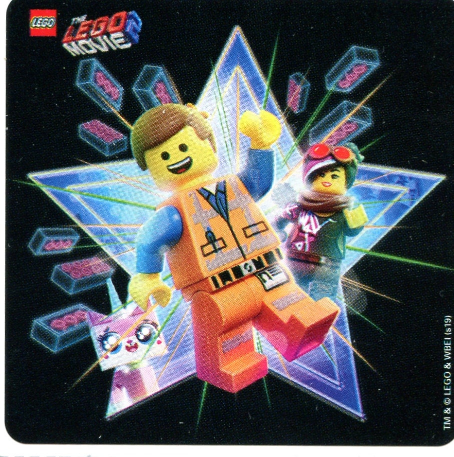 Lego Movie Stickers lego Movie 2 Lego Party Envelope Etsy