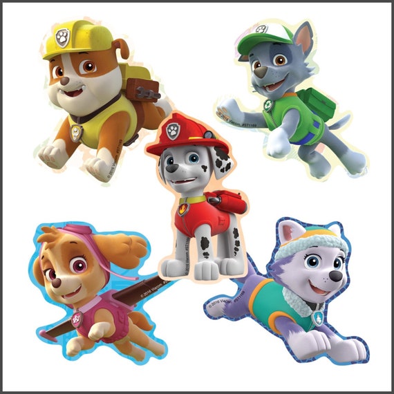 PAW PATROL 6 SHEETS OF STICKERS STOCKING FILLERS PARTY LOOT BAG TOYS