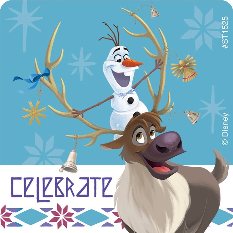 Olaf Stickers - Frozen Birthday Party Olaf - Party Favors, Reward ...