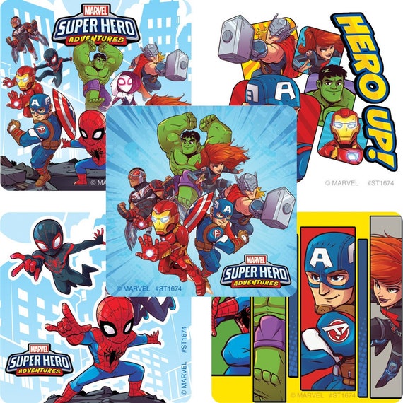 Marvel Superhero Adventure Stickers Marvel Busta Sigilli