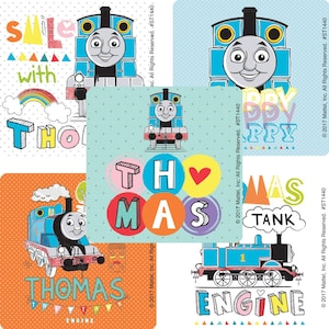きかんしゃトーマスのステッカー - トーマスの誕生日パーティー - パーティーの記念品、報酬表、功績賞の先生用ステッカー - 戦利品バッグのギフトアイデア