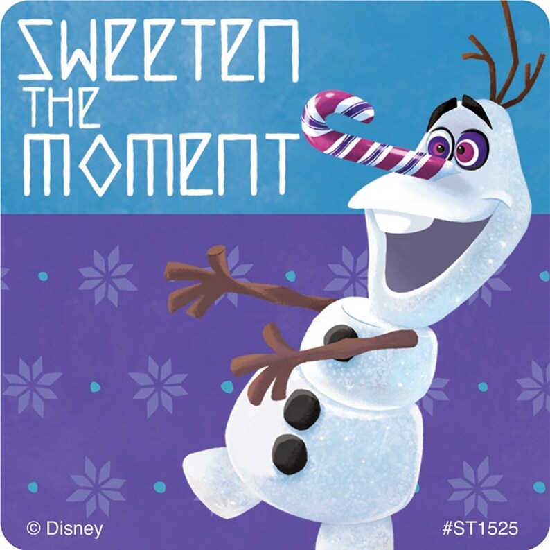 Olaf Stickers - Frozen Birthday Party Olaf - Party Favors, Reward ...