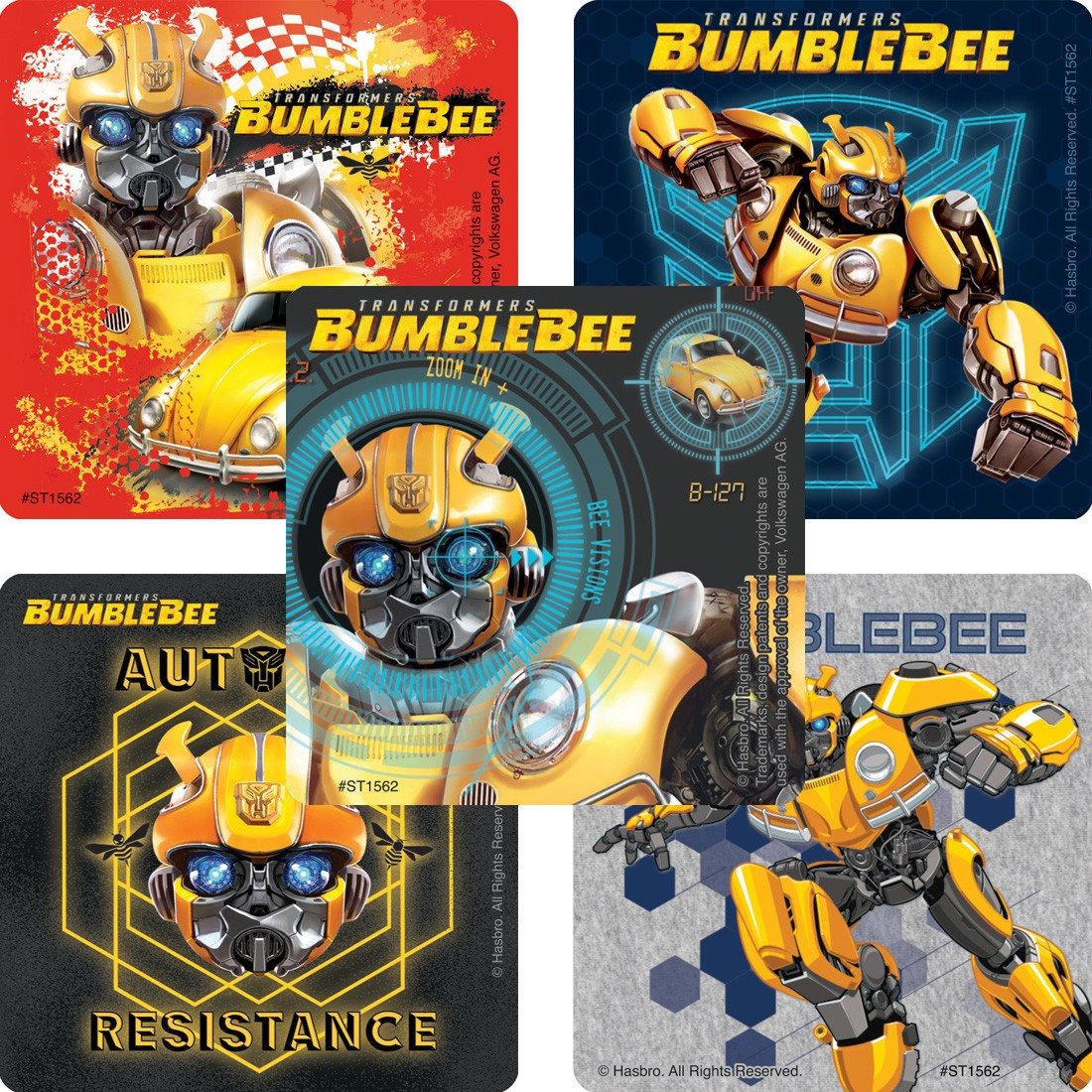 Bumblebee Stickers - Transformer Movie Stickers - Envelope Seals, Party ...