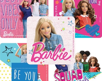 Pegatinas de Barbie con licencia Sellos de sobres, favores, recompensas,  premios al mérito Tablas de recompensas Favores de fiesta de cumpleaños  Regalos/Scrapbooking -  España