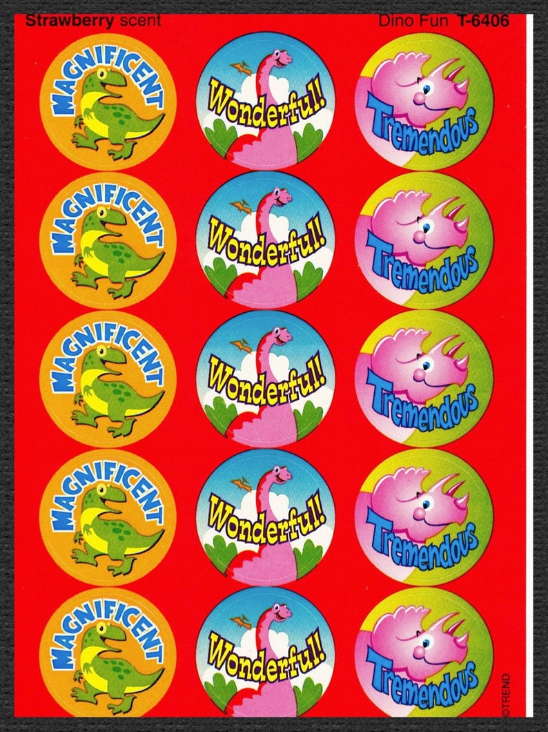 Scratch and Sniff Stickers make Merit Awards, Reward Charts
