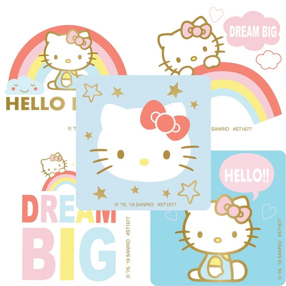 Hello Kitty Stickers Hello Kitty Party Dream Big Envelope Seals, Party  Favors, Reward Charts Parents Merit Awards Teachers Birthday 