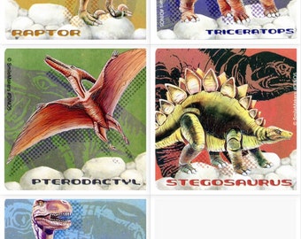 Dinosaur Stickers - Dinosaur Party - Envelope Seals, Party Favors, Reward Charts for Parents, Merit Teachers Birthday Party