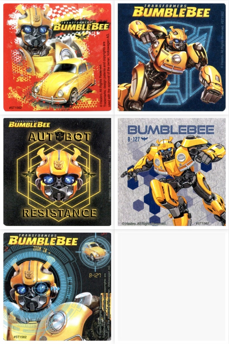 Bumblebee Stickers Transformer Movie Stickers Envelope Etsy