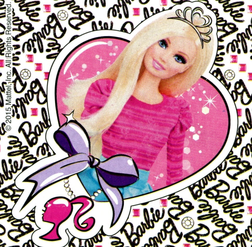 Pegatinas de Barbie con licencia Sellos de sobres, favores, recompensas,  premios al mérito Tablas de recompensas Favores de fiesta de cumpleaños  Regalos/Scrapbooking -  España