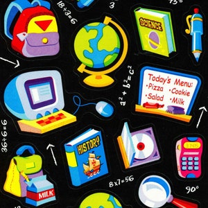 Scratch and Sniff Stickers - Premi di merito, Classifiche dei premi, Sicuro sulle foto - Scratch n Sniff APPLE SCENT School's In
