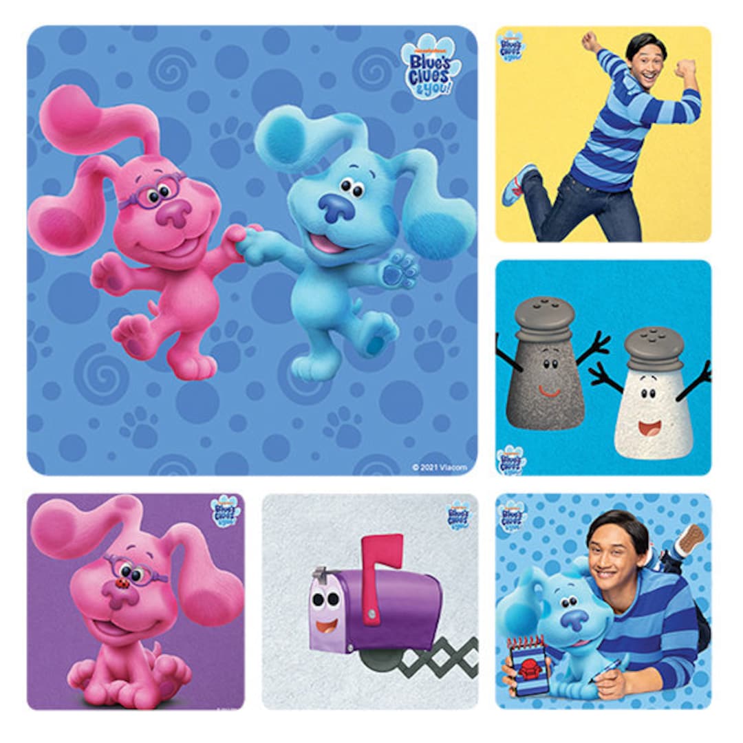 Blue's Clues Stickers Envelope Seals, Party Favors Reward Charts ...