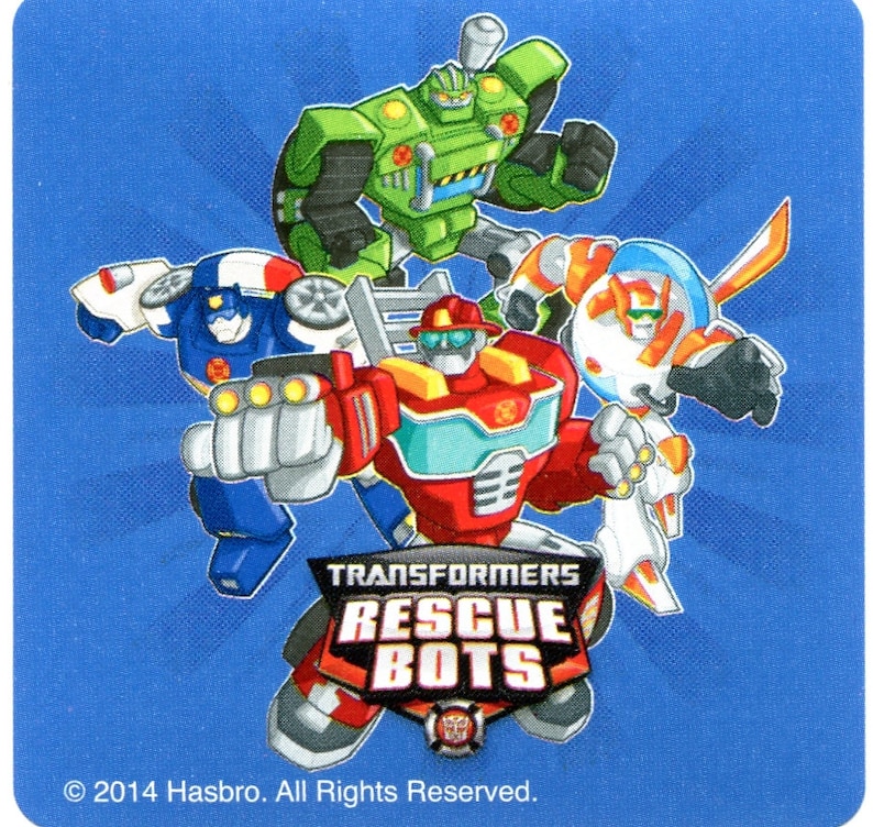 Rescue Bots Stickers - Transformer Stickers - Envelope Seals, Party ...