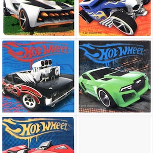 ホットウィールステッカー - ホットウィールクラシック - 封筒シール、パーティーの記念品、保護者への報酬表、優秀教師の誕生日パーティー