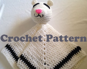 Bear Lovey Pattern, Crochet Pattern, Teddy Bear Pattern, Bear Tutorial, Lovey Pattern, Amigurumi Pattern, How to Make a Toy, Lovey Amigurumi