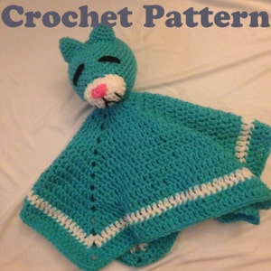 Cat Lovey Pattern, Cat Crochet Pattern, Kitten Pattern, Lovey Pattern, Amigurumi Pattern, How to Make a Toy, Lovey Amigurumi, PDF Crochet image 1